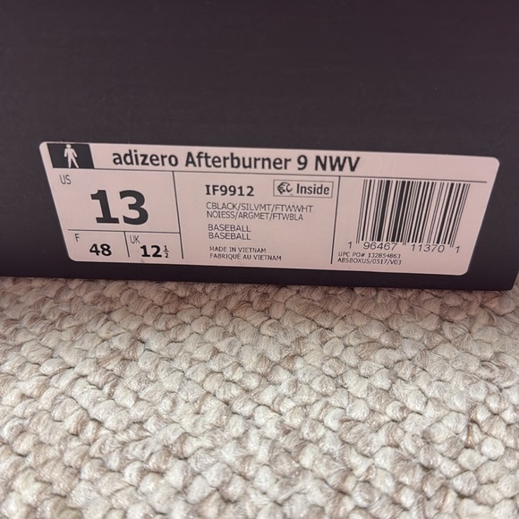 Adidas adizero Afterburner 9 baseball cleats - Picture 4 of 4